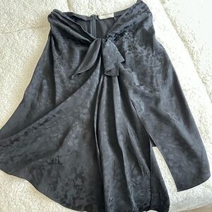Zadig & Voltaire Black Patterned Midi Skirt